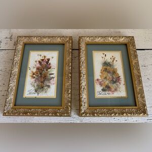 Framed Dried Flower Art by Kathryn Reith Blake | Wildflowers of Newfoundland